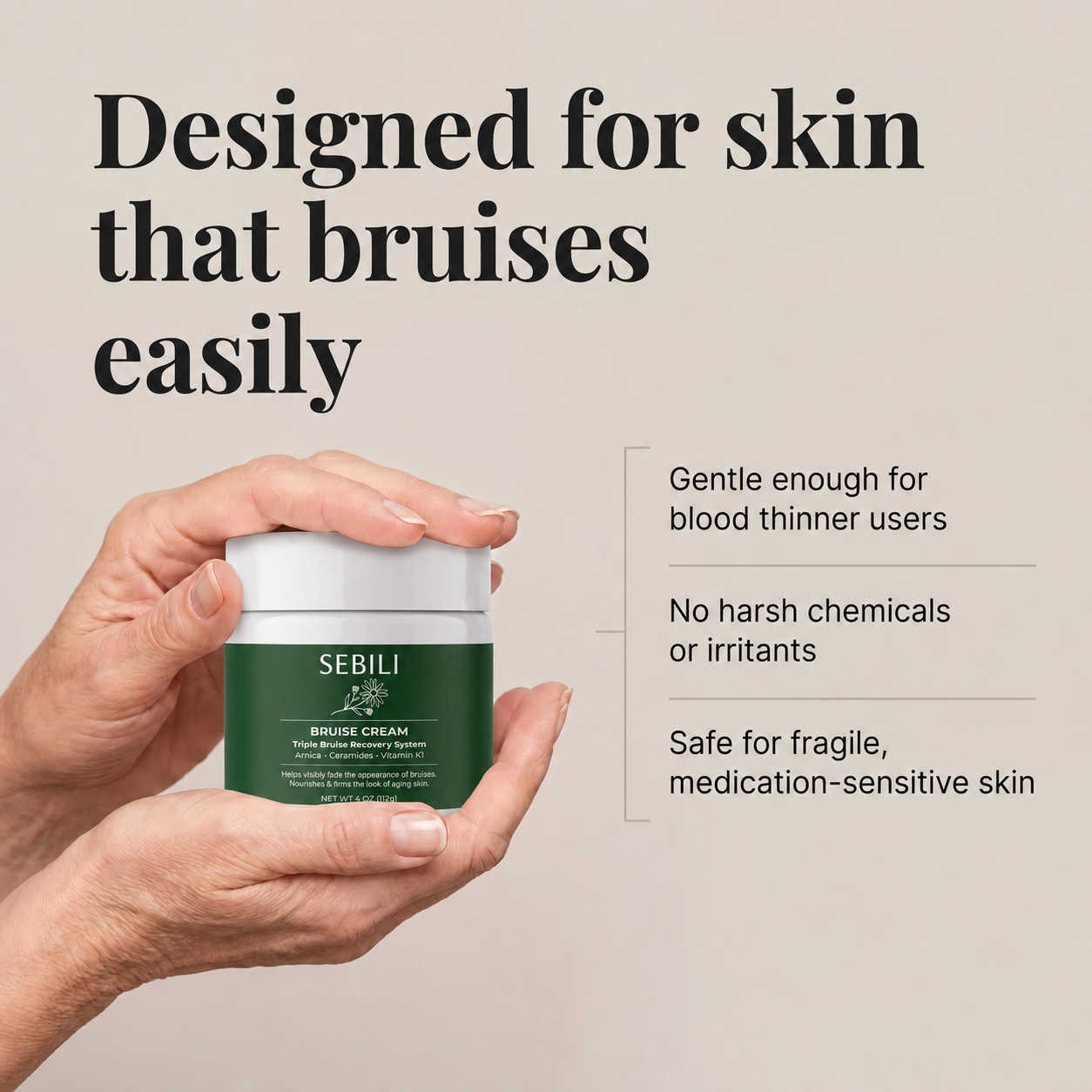 Refibi: Bruise Repair & Skin-Strengthening Cream
