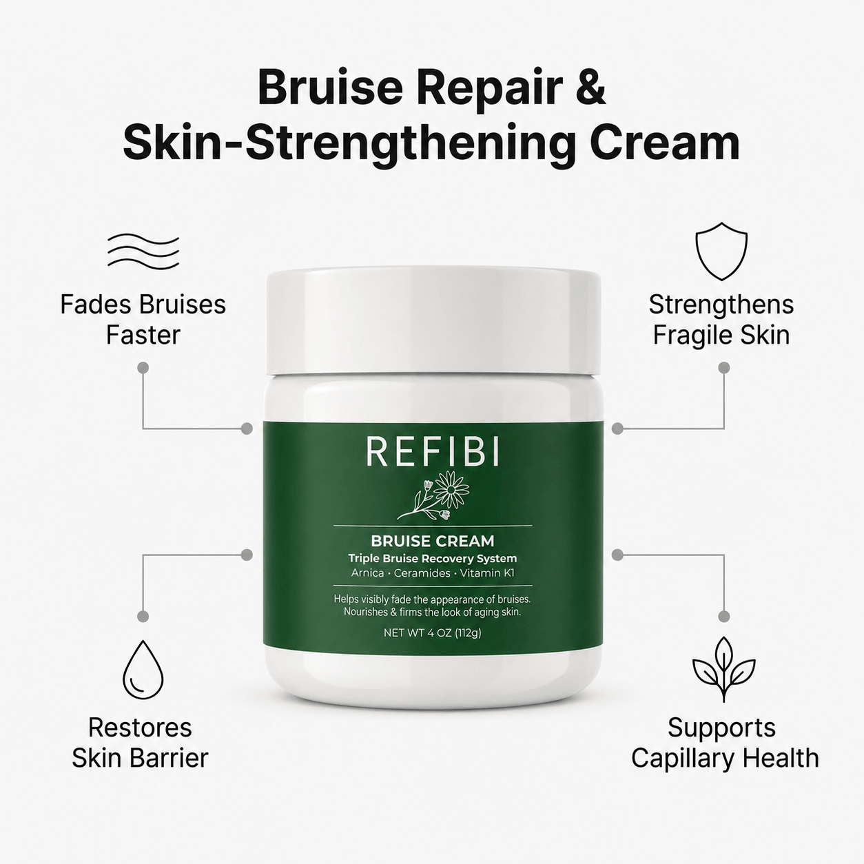 Refibi: Bruise Repair & Skin-Strengthening Cream