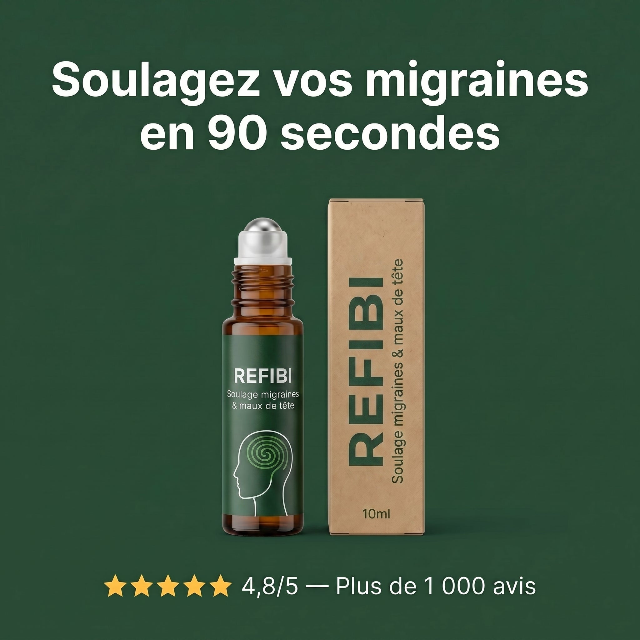 Le Roll-On Anti-Migraine à Action Rapide