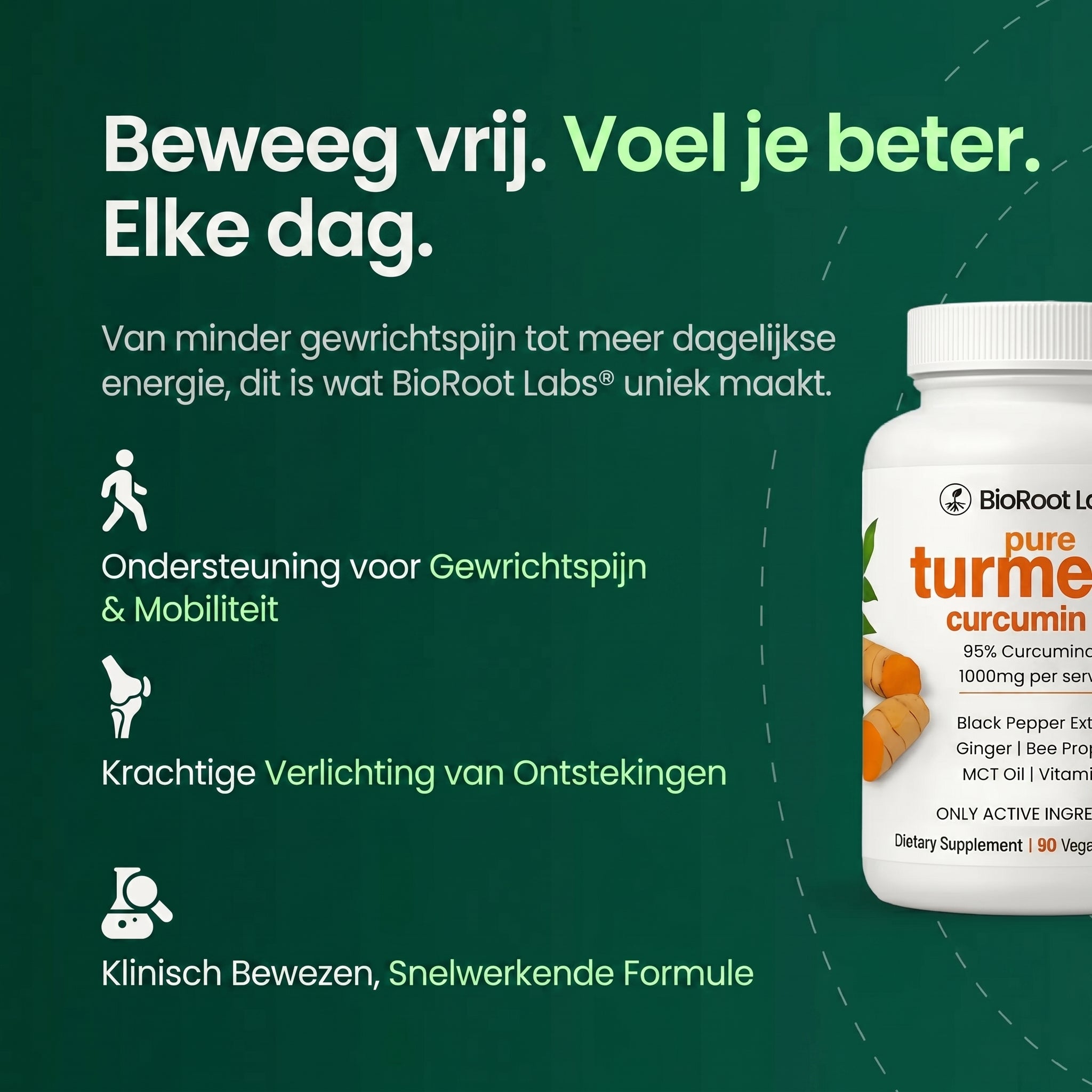 Kurkuma Curcumine Capsules (1.000mg)